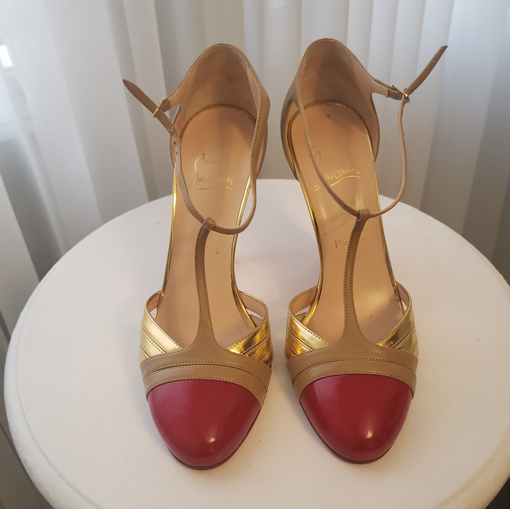 NEW Christian louboutin Gino Follies, zs 38.5
